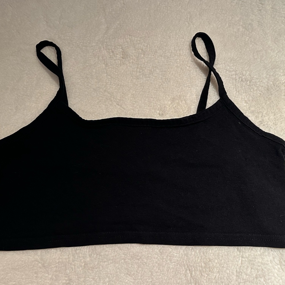Black crop top